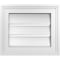Ekena Millwork Vertical Surface Mount PVC Gable Vent: Functional, w/ 2"W x 1-1/2"P Brickmould Frame, 14"W x 12"H GVPVE14X1202SF - alternate 1